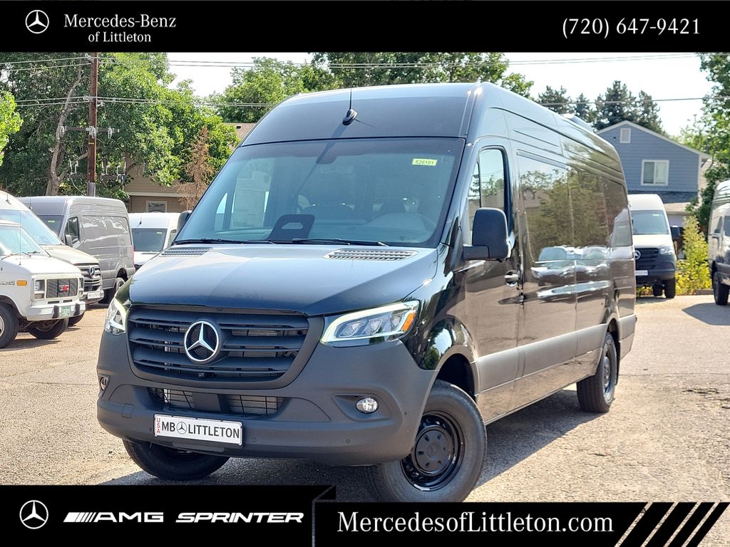 Jet Black 2026 Mercedes-Benz Sprinter Van Rear-Wheel Drive 9-Speed Automatic
