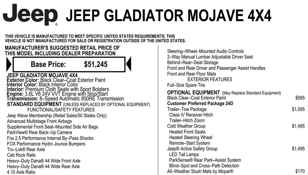 2023 Jeep Gladiator Mojave 22