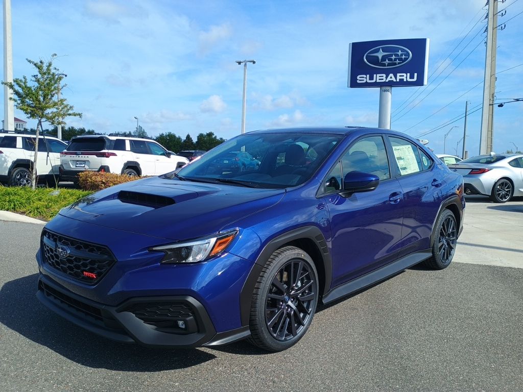 Blue 2026 Subaru WRX Premium AWD Sedan All-Wheel Drive 6-Speed Manual