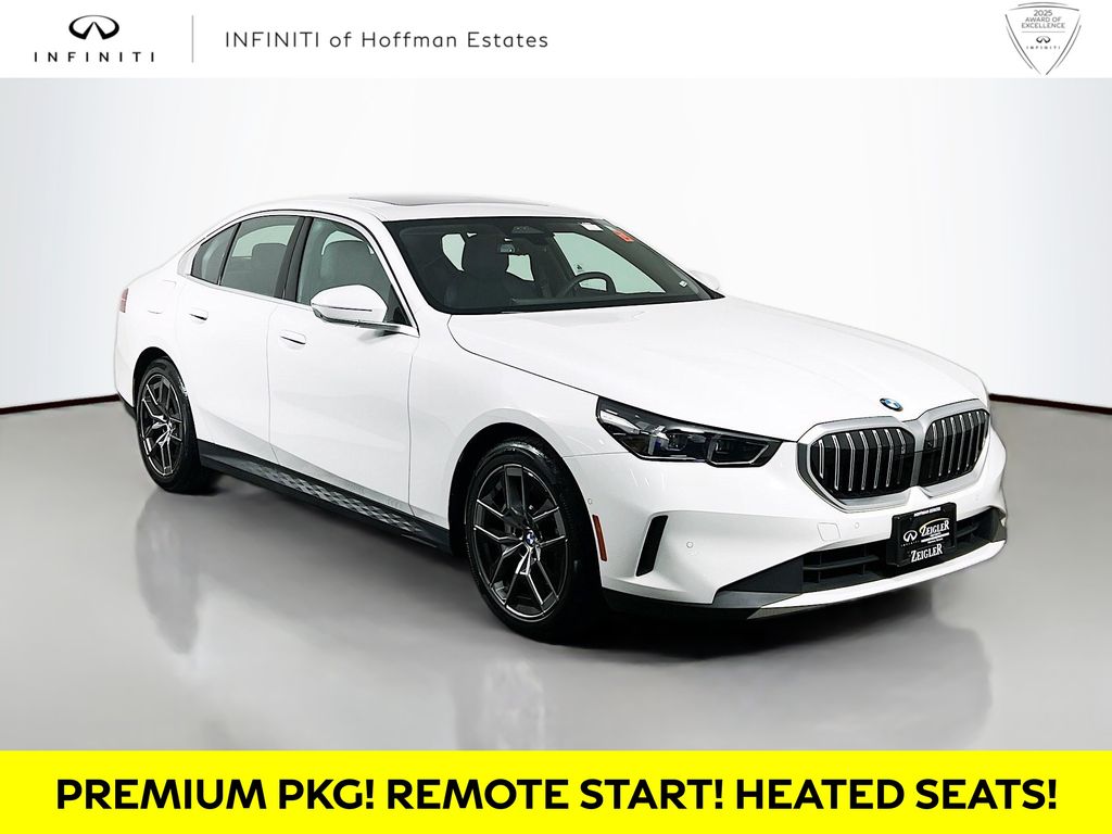 Alpine White 2026 BMW 5 Series Sedan All-Wheel Drive 8-Speed Automatic