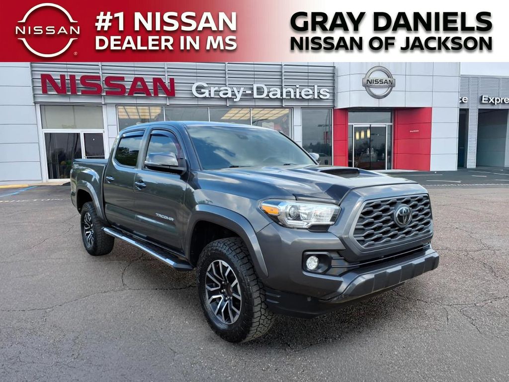 Magnetic Gray Metallic 2020 Toyota Tacoma TRD Sport Double Cab RWD Pickup Truck 4X2 6-Speed Automatic