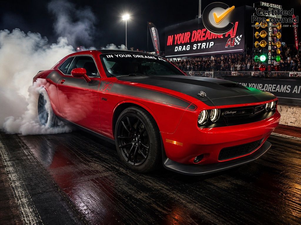Torred Clearcoat 2023 Dodge Challenger Coupe Rear-Wheel Drive 8-Speed Automatic