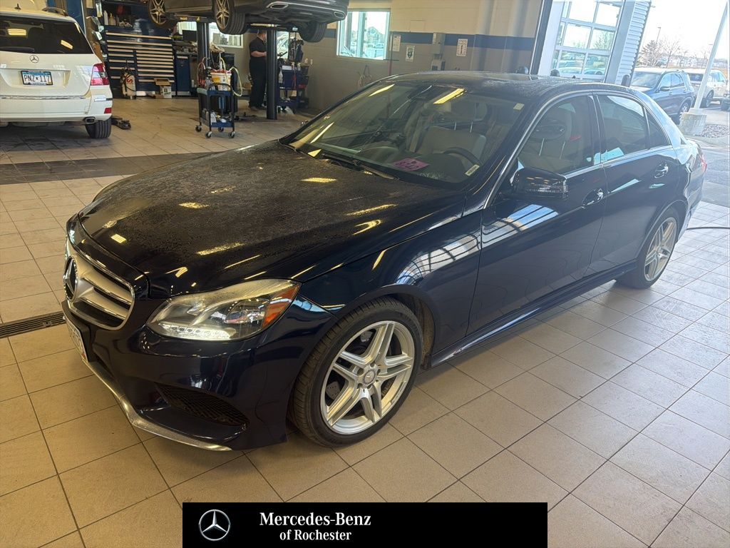 Lunar Blue Metallic 2014 Mercedes-Benz E-Class E 350 4MATIC Sedan 7-Speed Automatic
