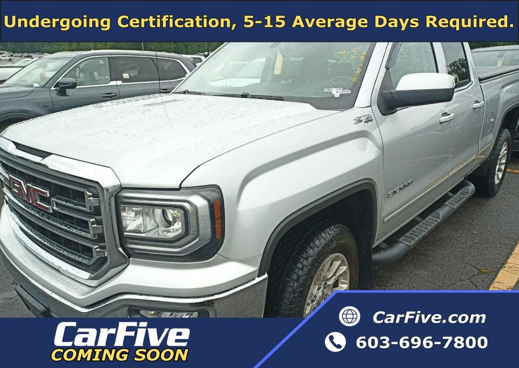 Quicksilver Metallic 2018 GMC Sierra 1500 Pickup Truck Four-Wheel Drive 6-Speed Automatic Overdrive
