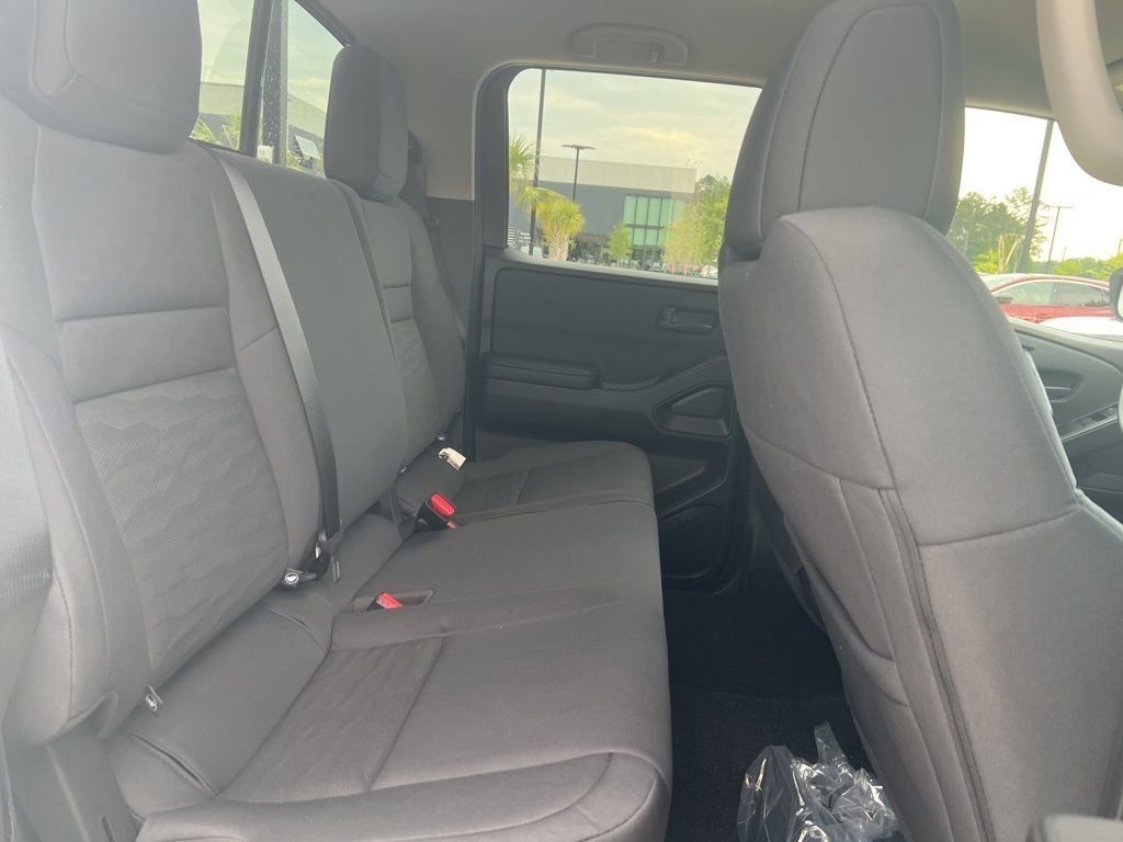 2025 Glacier White Nissan Frontier S 4X4 Truck