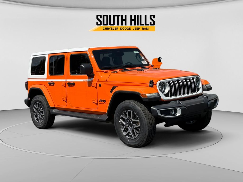 2026 Jeep Wrangler Sahara Orange at South Hills CDJR
