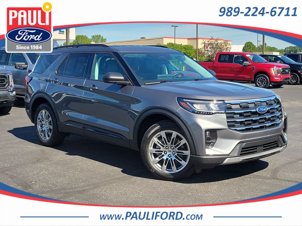 Carbonized Gray Metallic 2026 Ford Explorer SUV / Crossover All-Wheel Drive Automatic