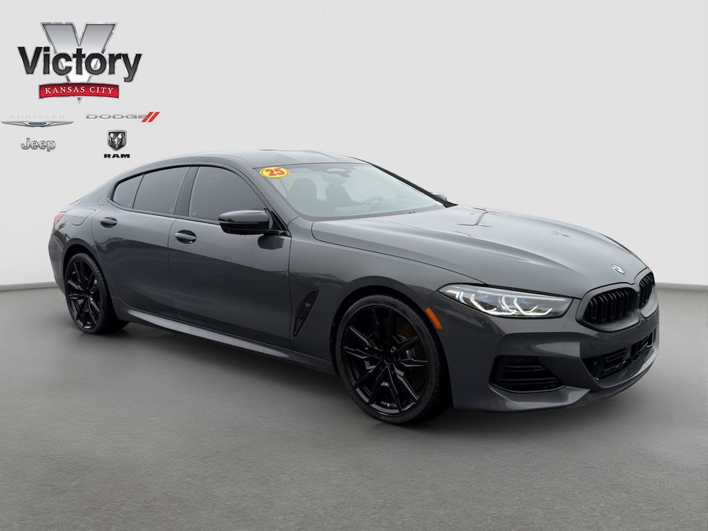 Gray (Dravit Grey Metallic) 2025 BMW 8 Series M850i xDrive Gran Coupe AWD Coupe All-Wheel Drive 8-Speed Automatic