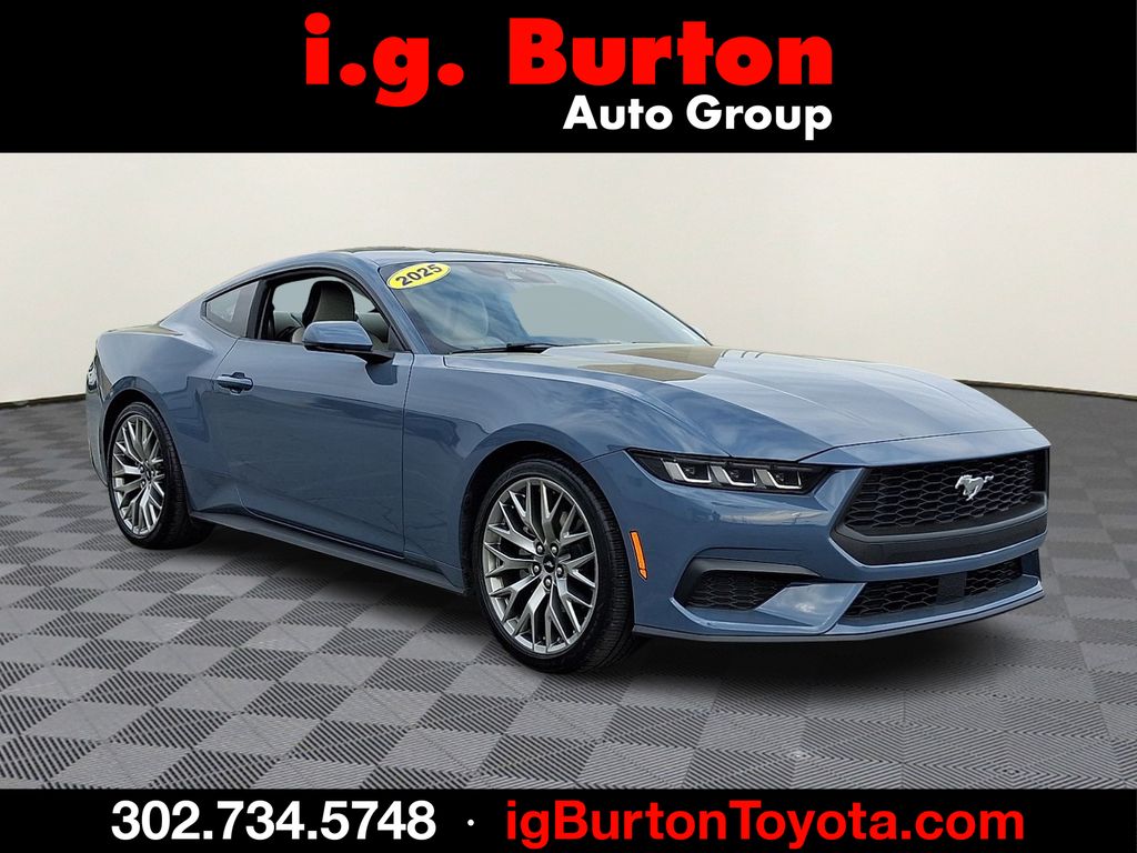 Vapor Blue Metallic 2025 Ford Mustang EcoBoost Premium Fastback RWD Coupe Rear-Wheel Drive Automatic