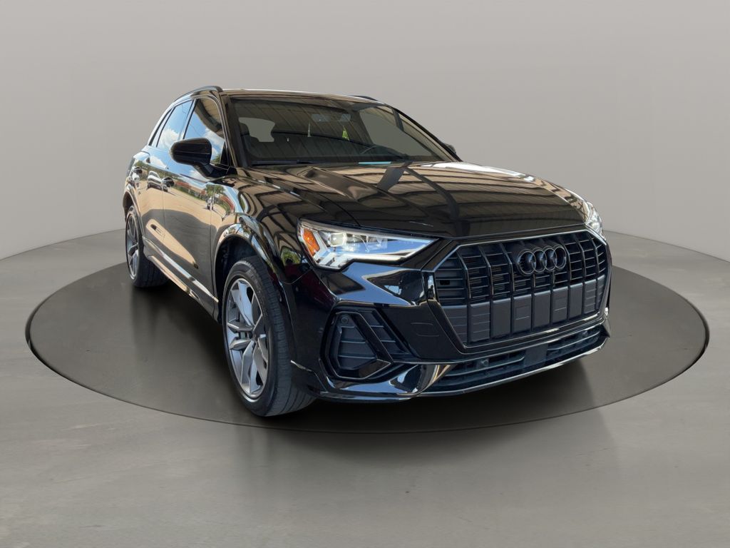 Mythos Black Metallic 2024 Audi Q3 SUV / Crossover All-Wheel Drive 8-Speed Automatic
