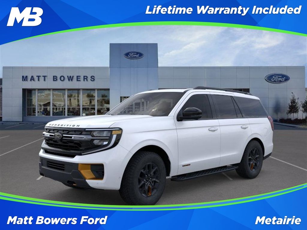 Star White Metallic Tri-Coat 2025 Ford Expedition SUV / Crossover Four-Wheel Drive Automatic