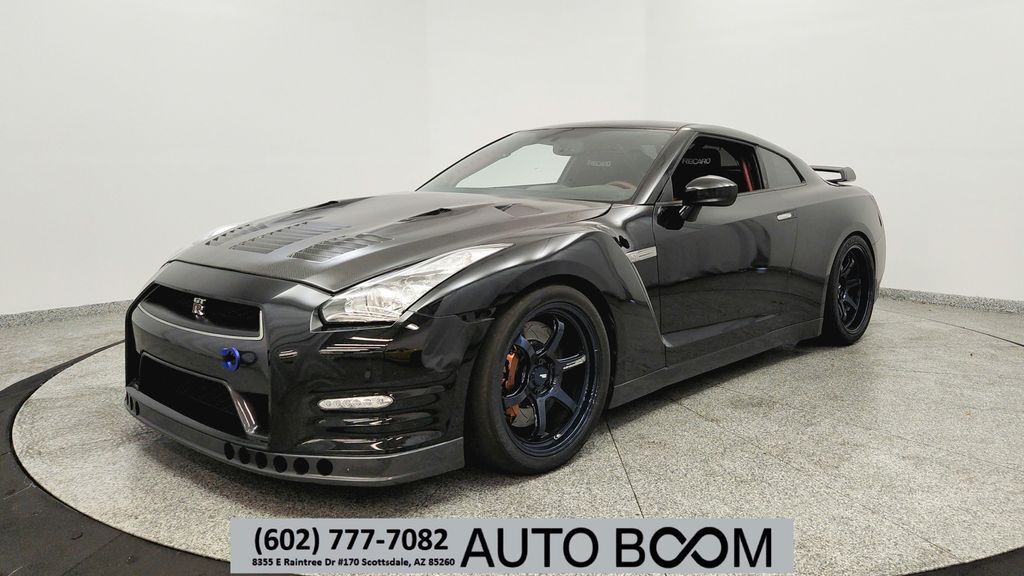 Jet Black 2014 Nissan GT-R Black Edition Coupe All-Wheel Drive 6-Speed Automatic