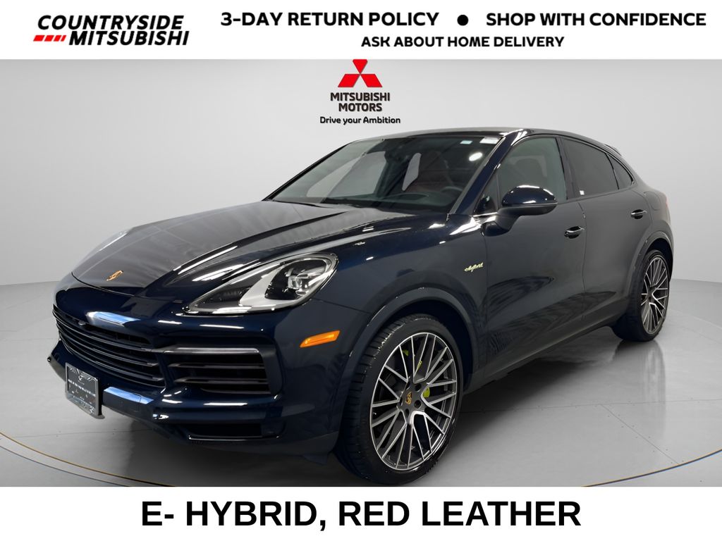 Blue 2022 Porsche Cayenne Coupe AWD Coupe All-Wheel Drive 8-Speed Automatic
