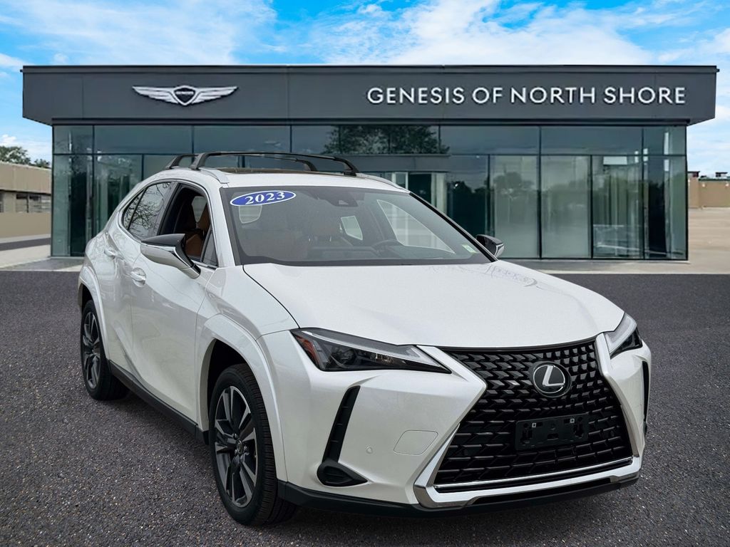 White Pearl 2023 Lexus UX Hybrid 250h Premium FWD SUV / Crossover Front-Wheel Drive Continuously Variable Transmission