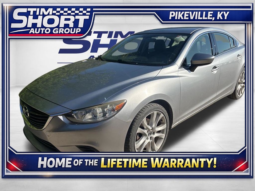 Liquid Silver Metallic 2014 Mazda MAZDA6 i Touring Sedan Front-Wheel Drive 6-Speed Automatic