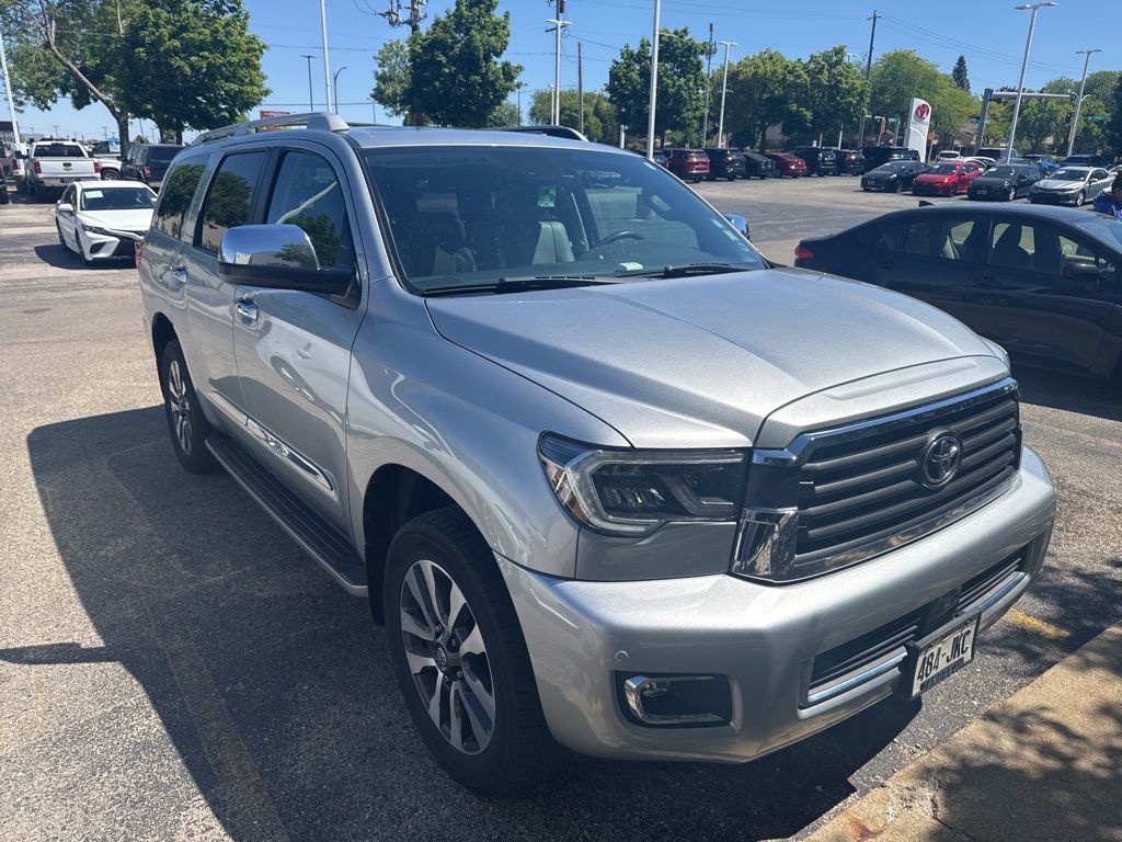 Celestial Silver Metallic 2020 Toyota Sequoia SUV / Crossover Four-Wheel Drive 6-Speed Automatic