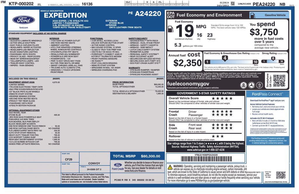 Certified Used 2023 Blue Ford Limited image 6