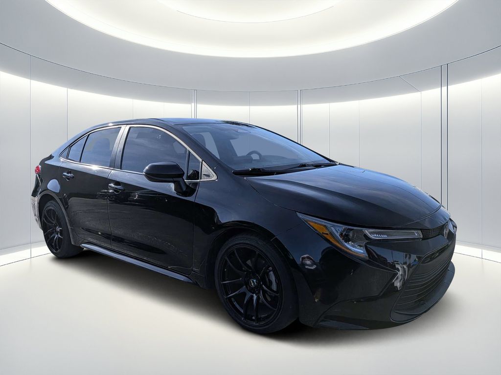 Midnight Black Metallic 2025 Toyota Corolla Sedan Front-Wheel Drive Continuously Variable Transmission