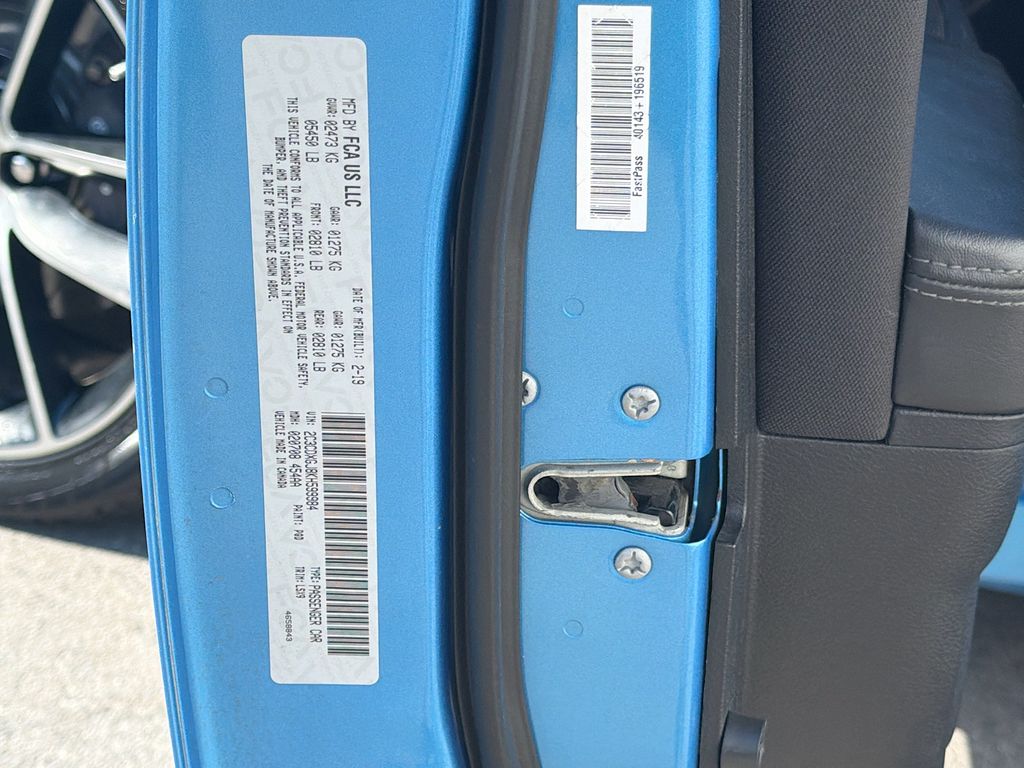 Used 2019 Blue Dodge R/T Scat Pack image 30