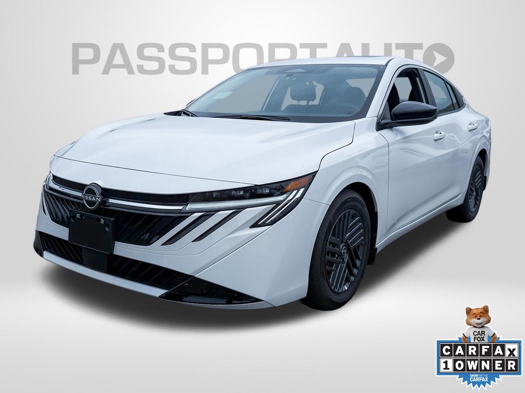 White (Fresh Powder) 2026 Nissan Sentra Sedan Front-Wheel Drive Continuously Variable Transmission
