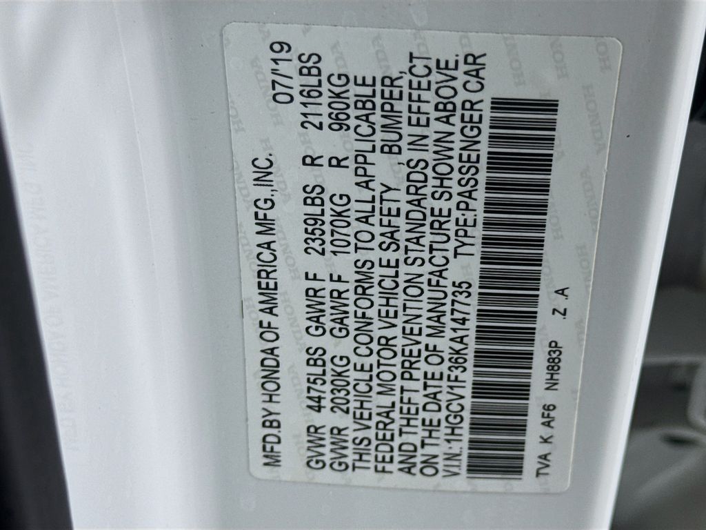 Used Car 2019 Honda Accord  Sport For Sale Under $20,000 In Austin, Texas