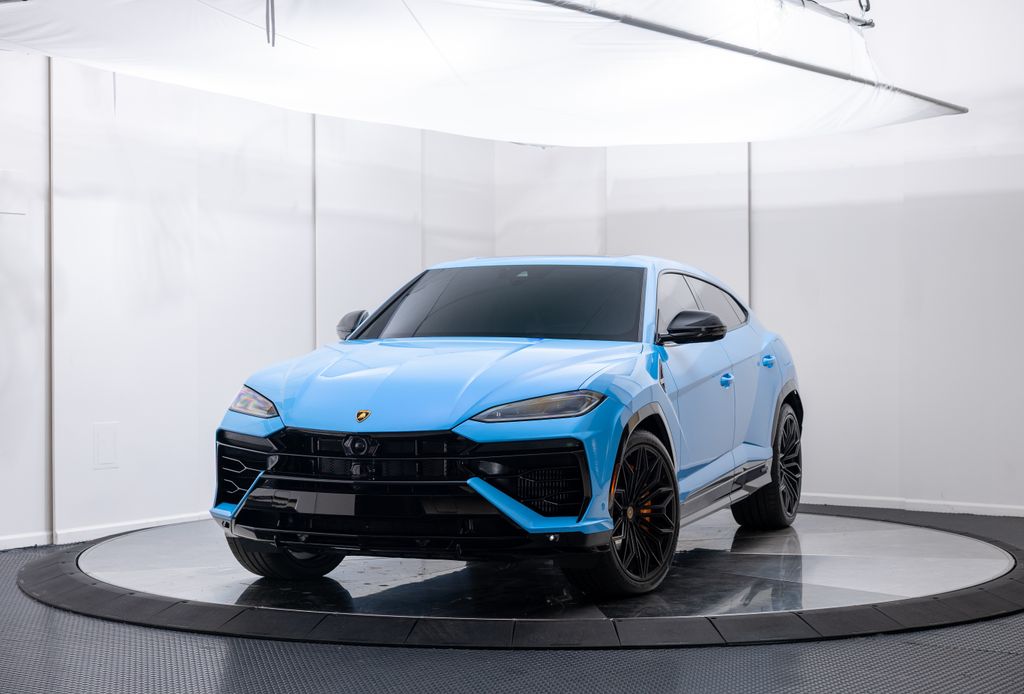 Blu Cepheus Metallic 2025 Lamborghini Urus SUV / Crossover All-Wheel Drive 8-Speed Automatic