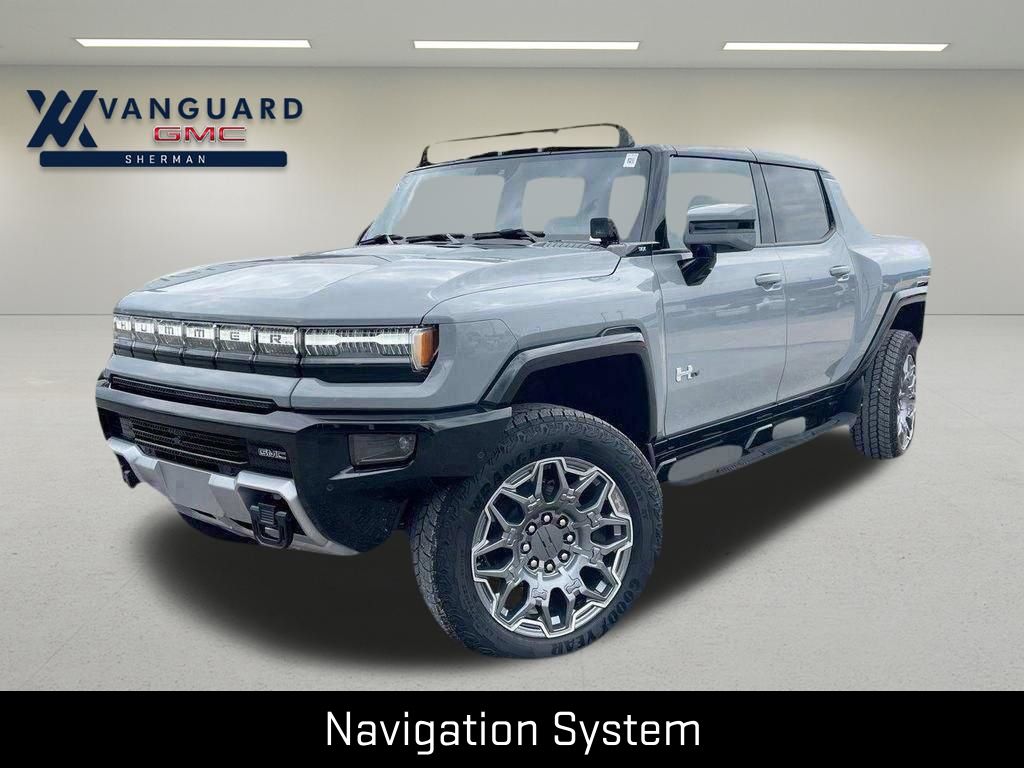 Meteorite Metallic (Grey) 2025 GMC Hummer EV Pickup 3X Crew Cab AWD Pickup Truck All-Wheel Drive 1-Speed Automatic