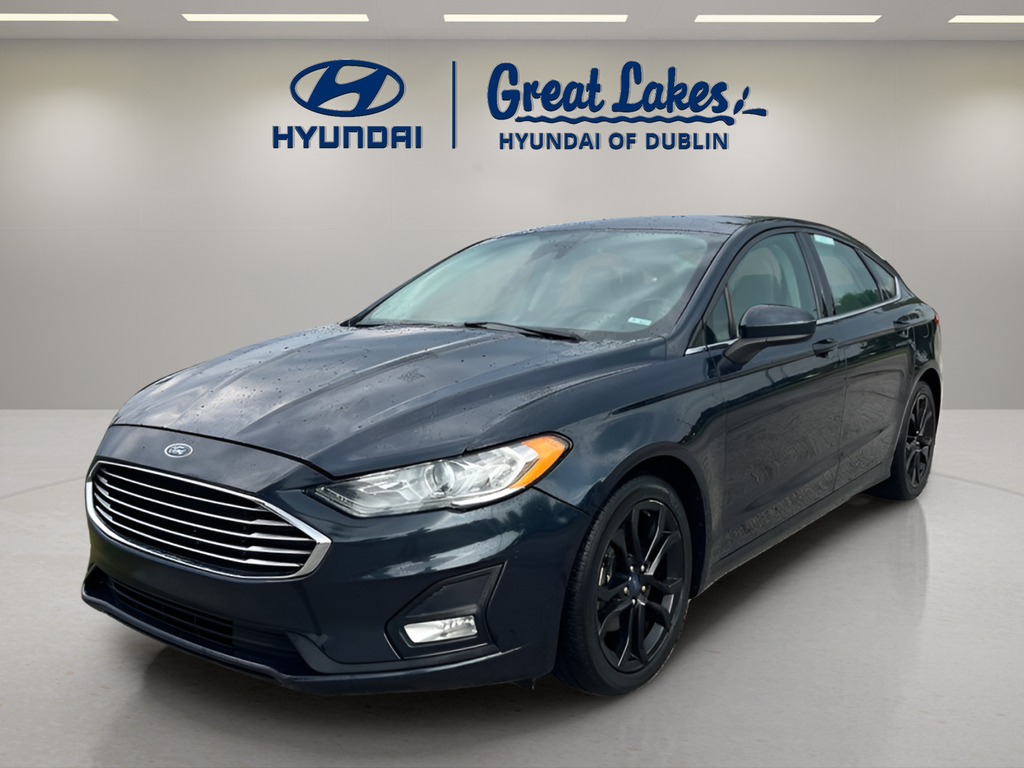 Blue Metallic 2020 Ford Fusion Sedan Front-Wheel Drive 6-Speed Automatic