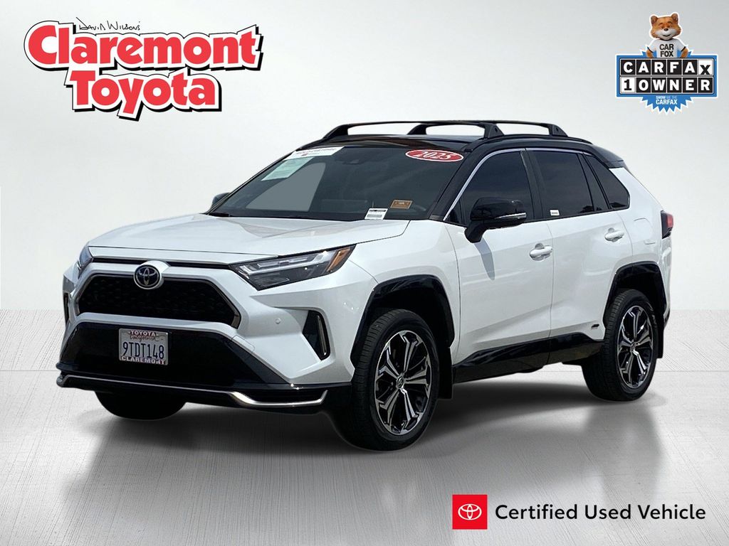 Midnight Black Metallic 2025 Toyota RAV4 Plug-in Hybrid SUV / Crossover All-Wheel Drive Continuously Variable Transmission