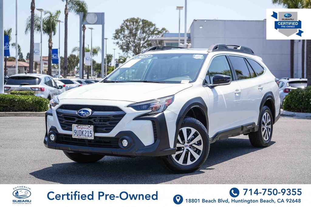 Crystal White Pearl 2025 Subaru Outback Premium AWD SUV / Crossover All-Wheel Drive Continuously Variable Transmission