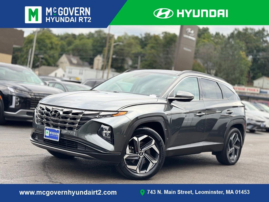 Amazon Gray 2024 Hyundai Tucson Hybrid Plug-In SUV / Crossover All-Wheel Drive 6-Speed Automatic