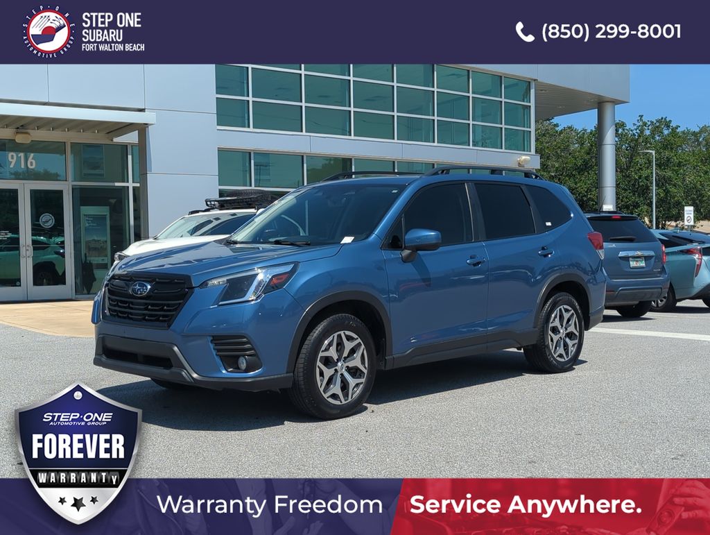 Horizon Blue Pearl 2022 Subaru Forester SUV / Crossover All-Wheel Drive Continuously Variable Transmission