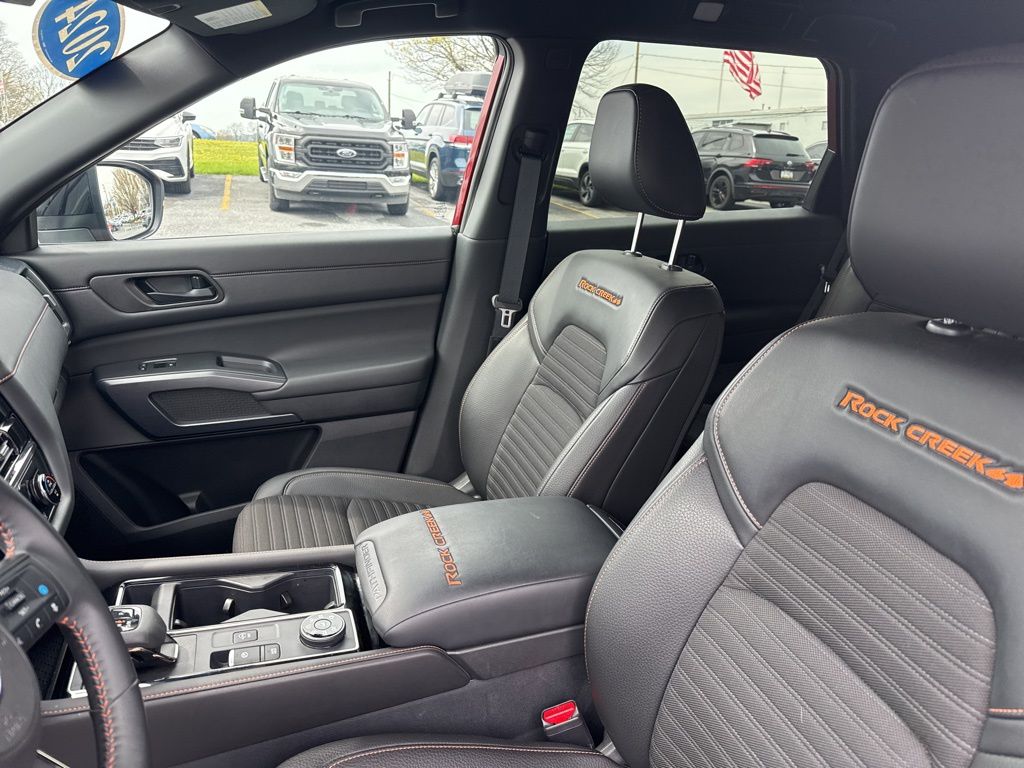 2024 Nissan Pathfinder Rock Creek Red at South Hills Kia