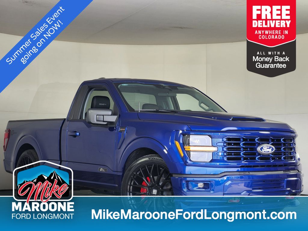 Blue Metallic 2026 Ford F-150 Pickup Truck Four-Wheel Drive Automatic