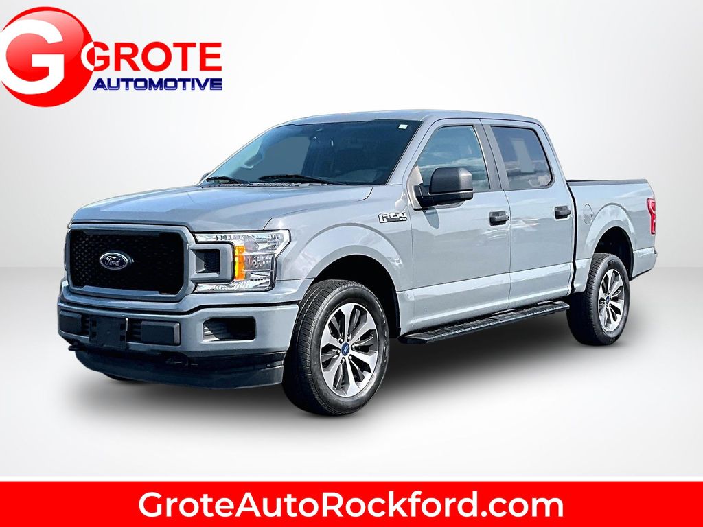 Gray Metallic 2019 Ford F-150 Pickup Truck Four-Wheel Drive Automatic