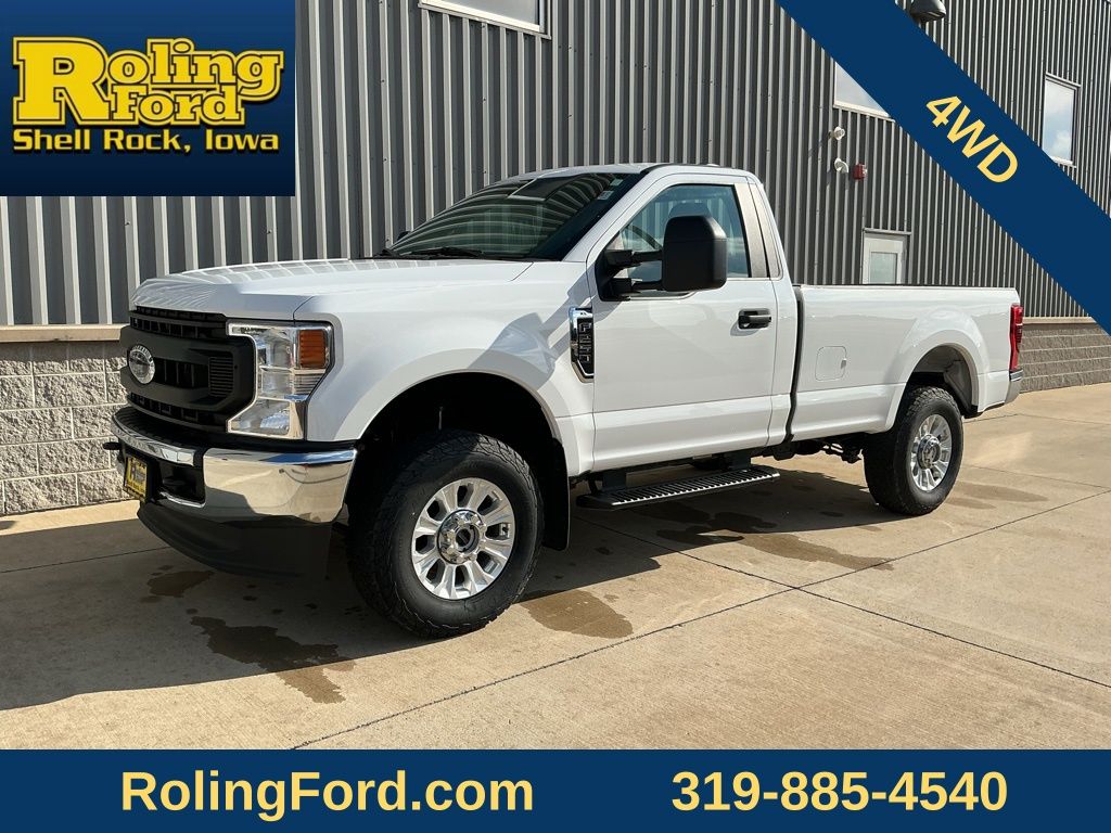 Oxford White 2021 Ford F-250 Super Duty Pickup Truck Four-Wheel Drive 6-Speed Automatic