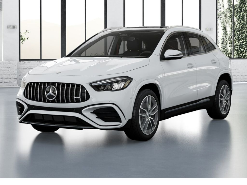 Polar White 2026 Mercedes-Benz GLA SUV / Crossover All-Wheel Drive 8-Speed Automatic