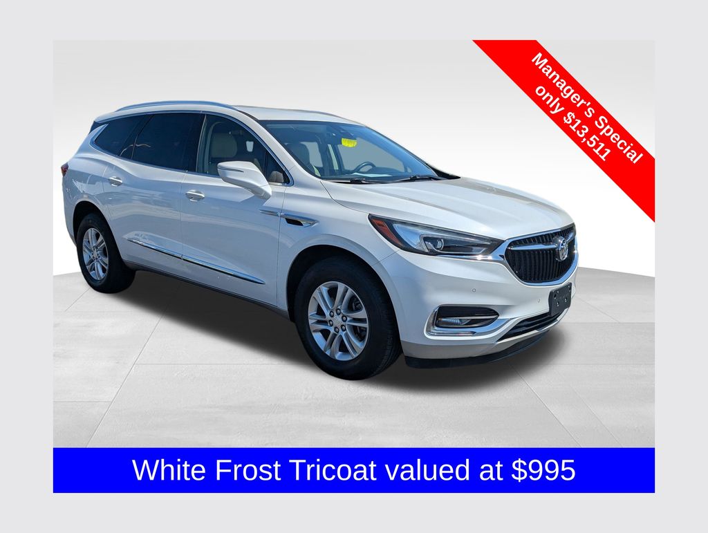 White Frost Tricoat 2018 Buick Enclave SUV / Crossover Four-Wheel Drive 9-Speed Automatic