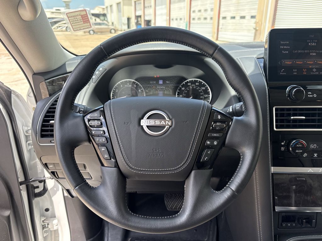 2023 Nissan Armada Platinum White at Central Houston Nissan