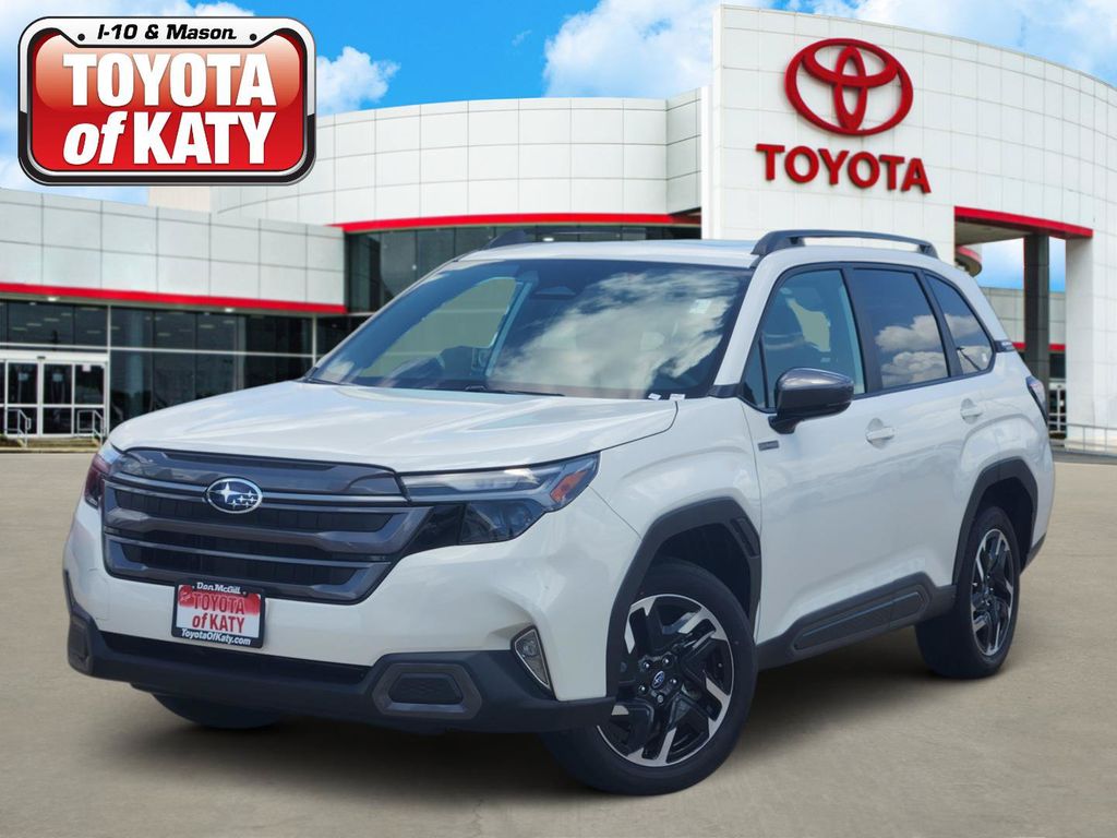 Crystal White Pearl 2026 Subaru Forester Hybrid SUV / Crossover All-Wheel Drive Continuously Variable Transmission