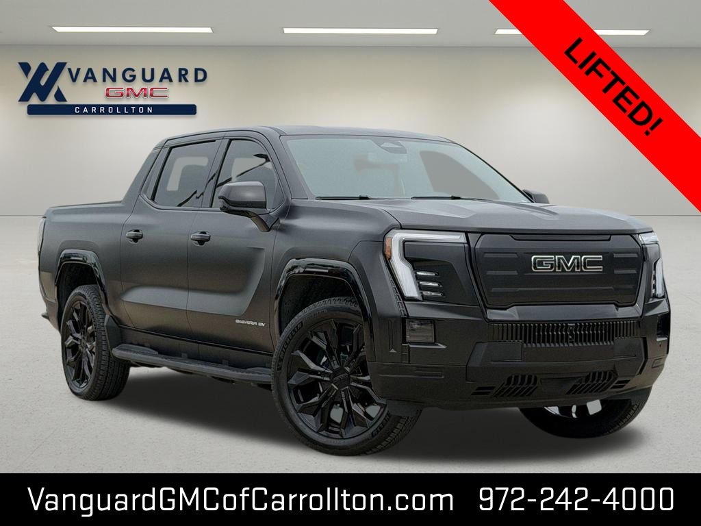 Onyx Black 2026 GMC Sierra EV Pickup Truck All-Wheel Drive 1-Speed Automatic