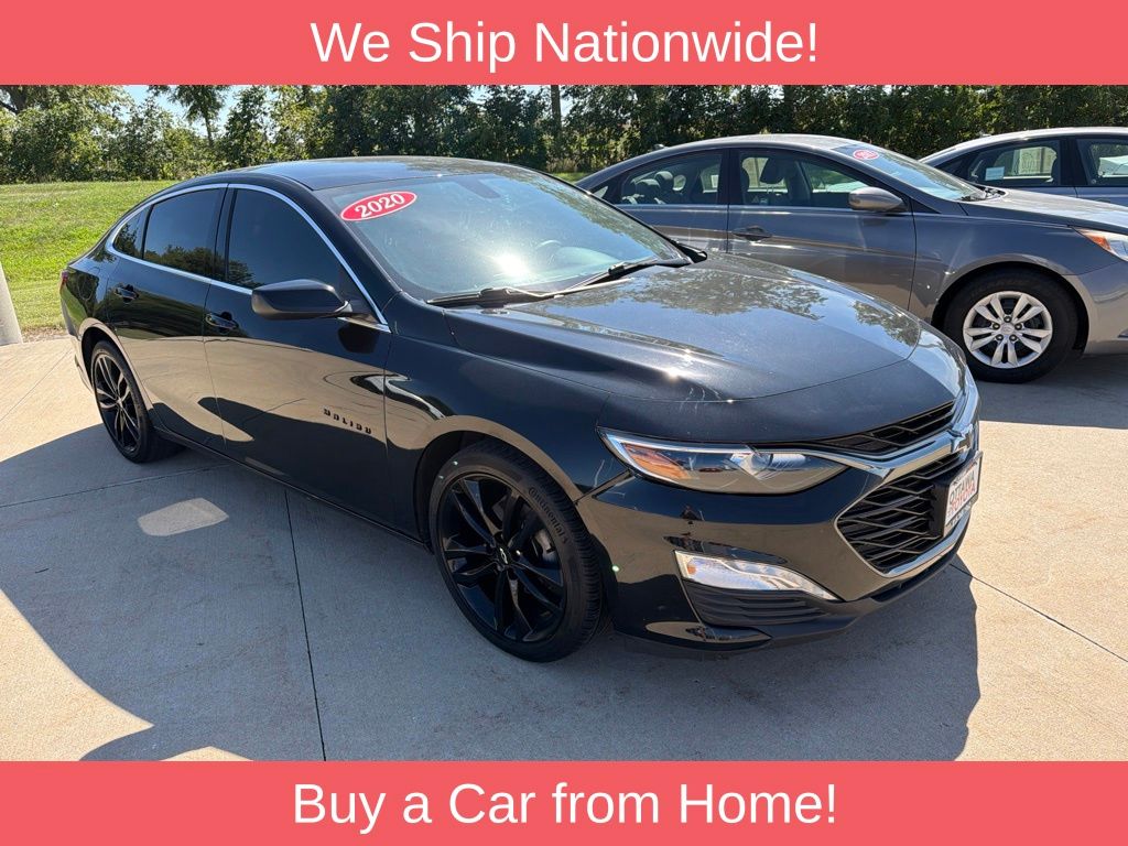 Mosaic Black Metallic 2020 Chevrolet Malibu Sedan Front-Wheel Drive Continuously Variable Transmission