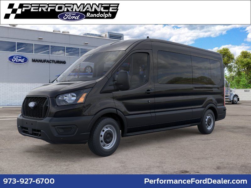 Agate Black Metallic 2026 Ford Transit Passenger Van