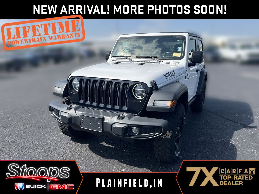 Bright White Clearcoat 2022 Jeep Wrangler SUV / Crossover Four-Wheel Drive 8-Speed Automatic