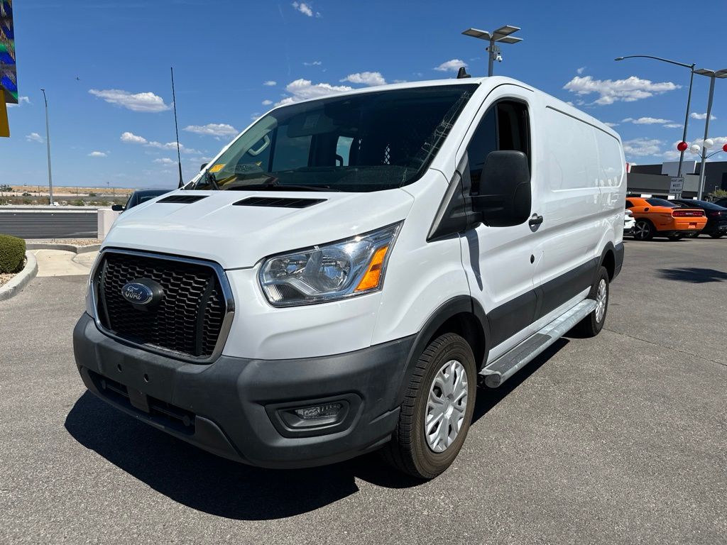 Oxford White 2022 Ford Transit Cargo Van Rear-Wheel Drive