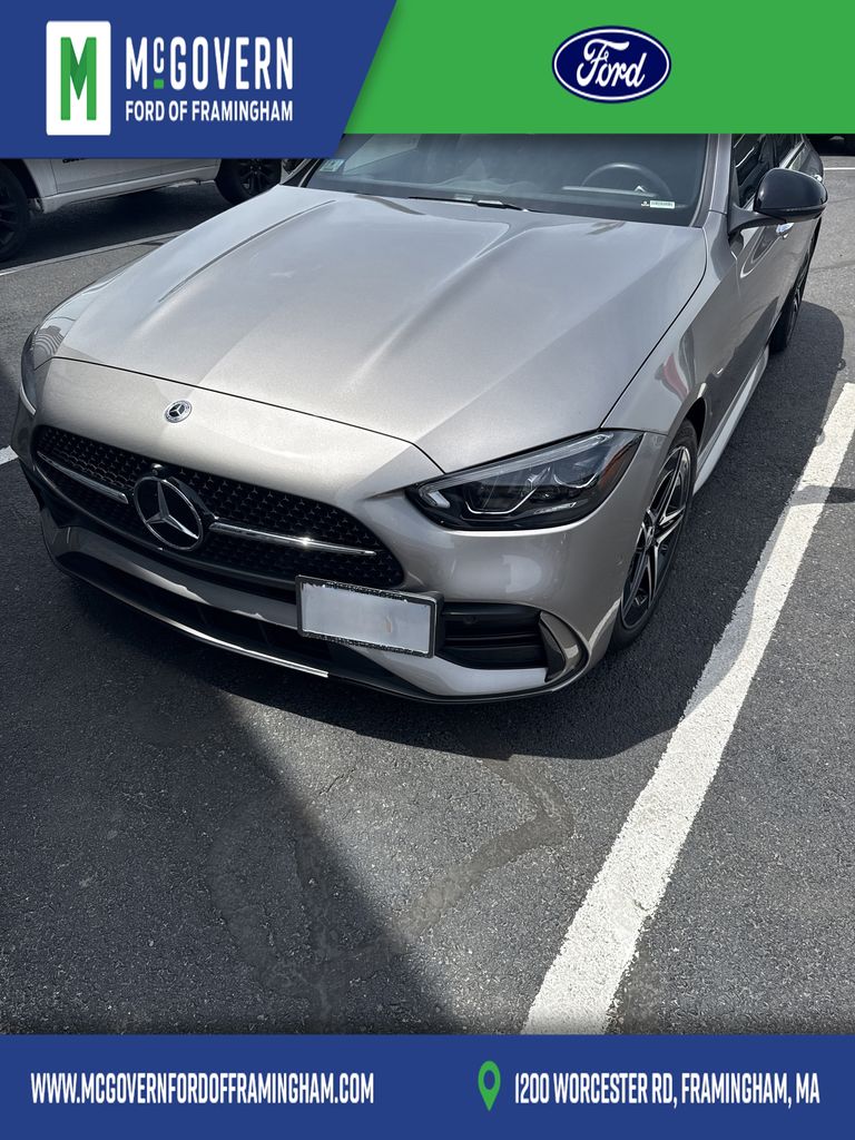 Gray 2024 Mercedes-Benz C-Class C 300 4MATIC Sedan All-Wheel Drive 9-Speed Automatic