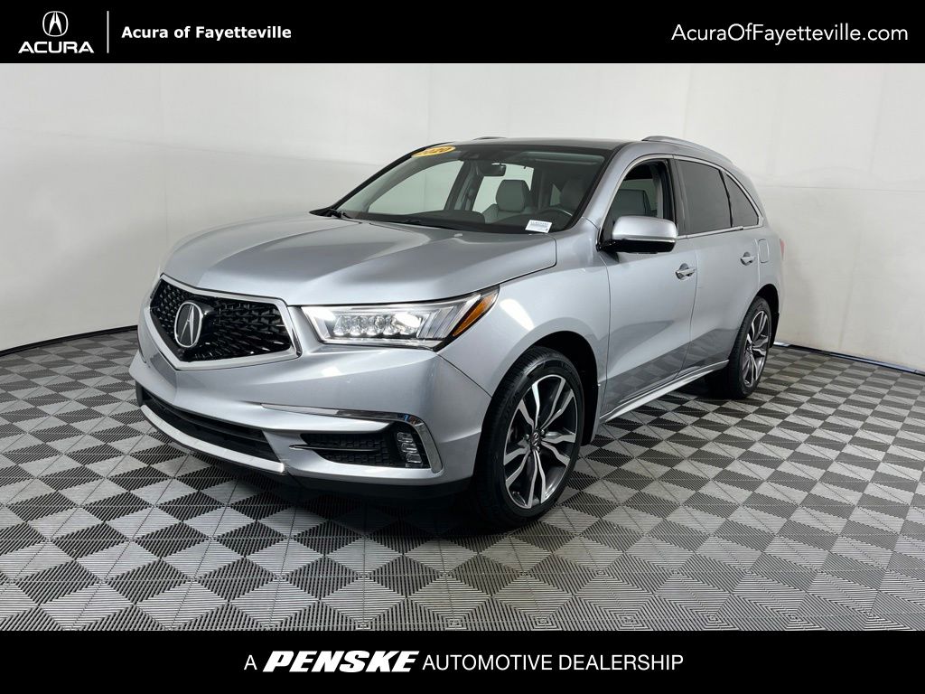 Silver 2020 Acura MDX SH-AWD with Advance Package SUV / Crossover All-Wheel Drive 9-Speed Automatic