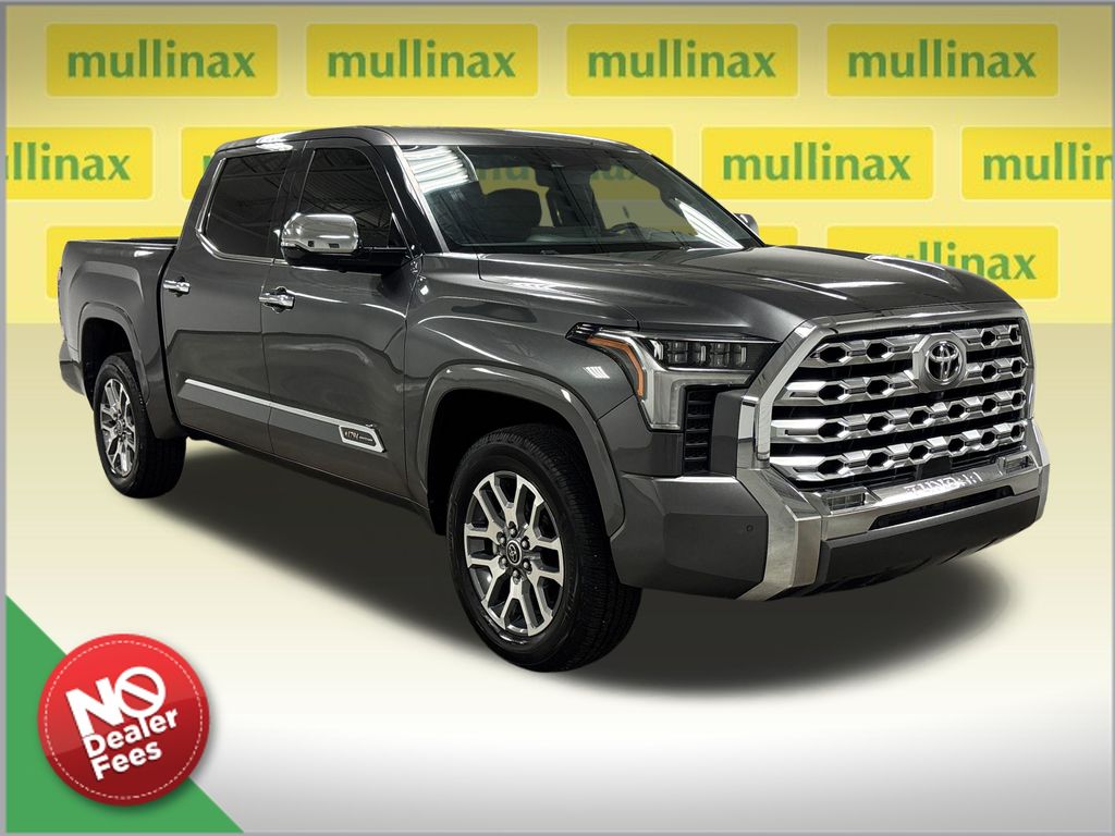 Magnetic Gray Metallic 2023 Toyota Tundra 1794 Edition CrewMax Cab 4WD Pickup Truck Four-Wheel Drive Automatic