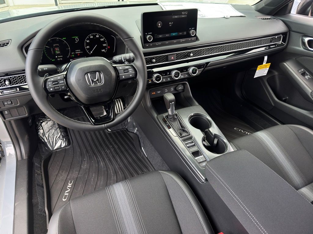 2026 Honda Civic Hybrid Sport Gray at Shottenkirk Kia Fort Bend