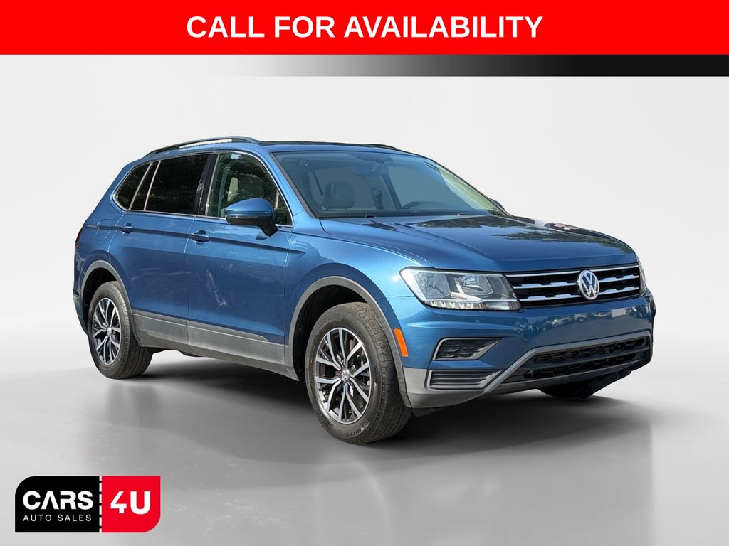 Blue Metallic 2019 Volkswagen Tiguan SUV / Crossover All-Wheel Drive 8-Speed Automatic